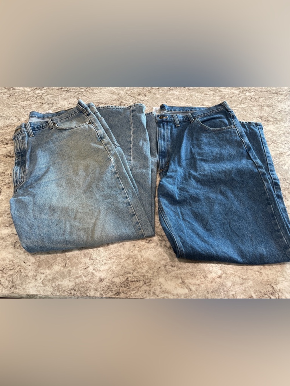 Carharrt Jeans Mens 46x32 — 2 pairs